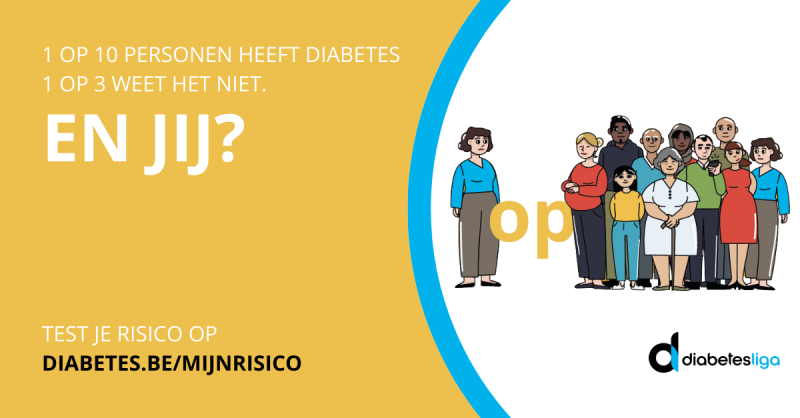 1 op 10 - Diabetes Liga 